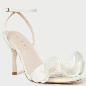 Loeffler Randall Estella Pearl Ruffle Heeled Sandal